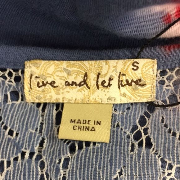 2/$60😍NWOT Tie die dress with lace accents - Picture 7 of 8